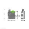 KAGER 94-5669 Evaporator, air conditioning
